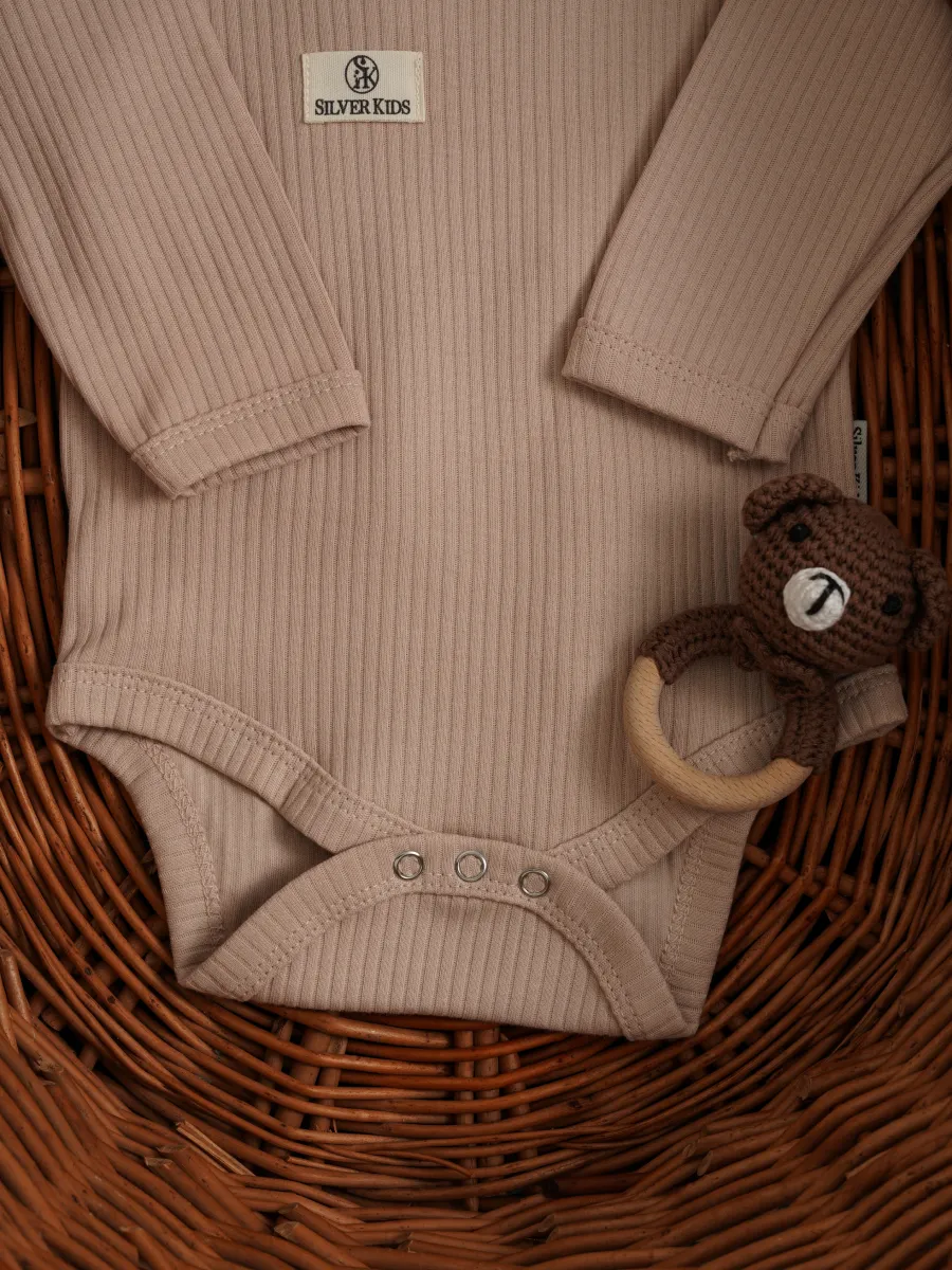 Боди 3 шт Супер Пупс нбр/3пр/бд/sk20/рубчик/леснаясказка - фото 28