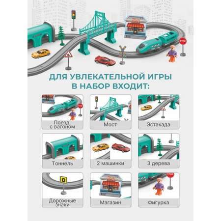 Набор железнодорожный TrendToys