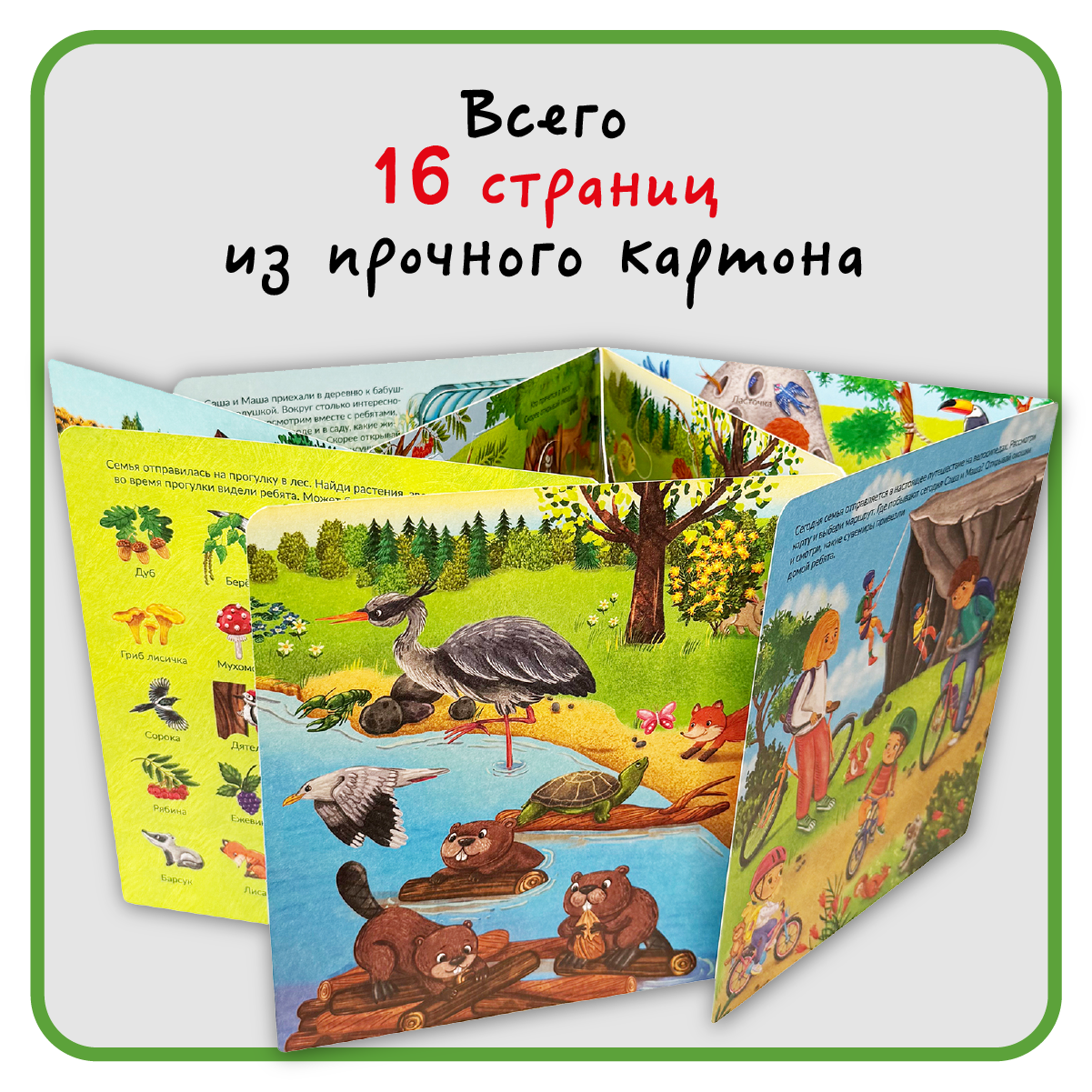 Книга с окошками Виммельбух БимБиМон Я еду за город - фото 2