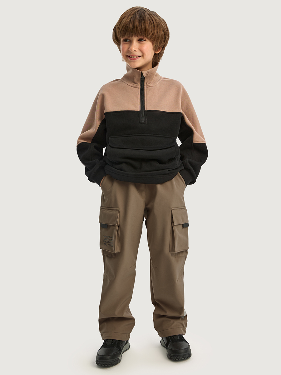 Брюки NIKASTYLE 2л16326 кофе - фото 1