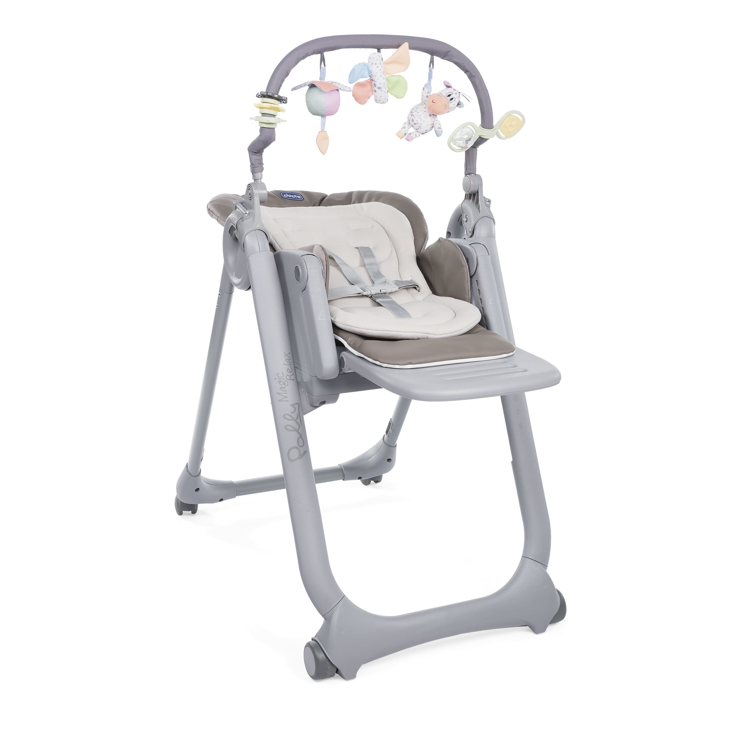 Стульчик для кормления Chicco Polly Magic Relax 2 в 1 - фото 1