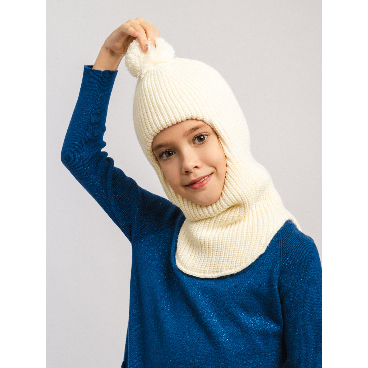 Шапка ПриКиндер U-W_22324 Цвет: Молоко - фото 3