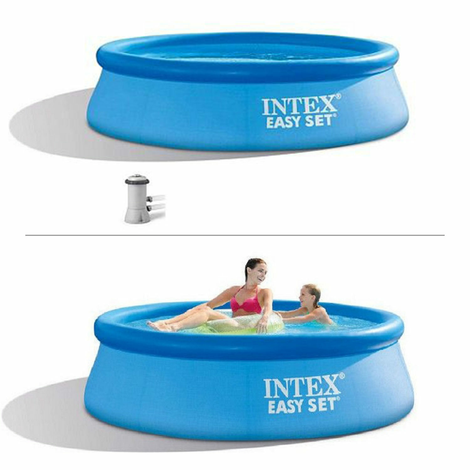 Бассейн детский надувной, Intex для взрослых Интекс купания для воды для дачи из винила круглый - фото 2
