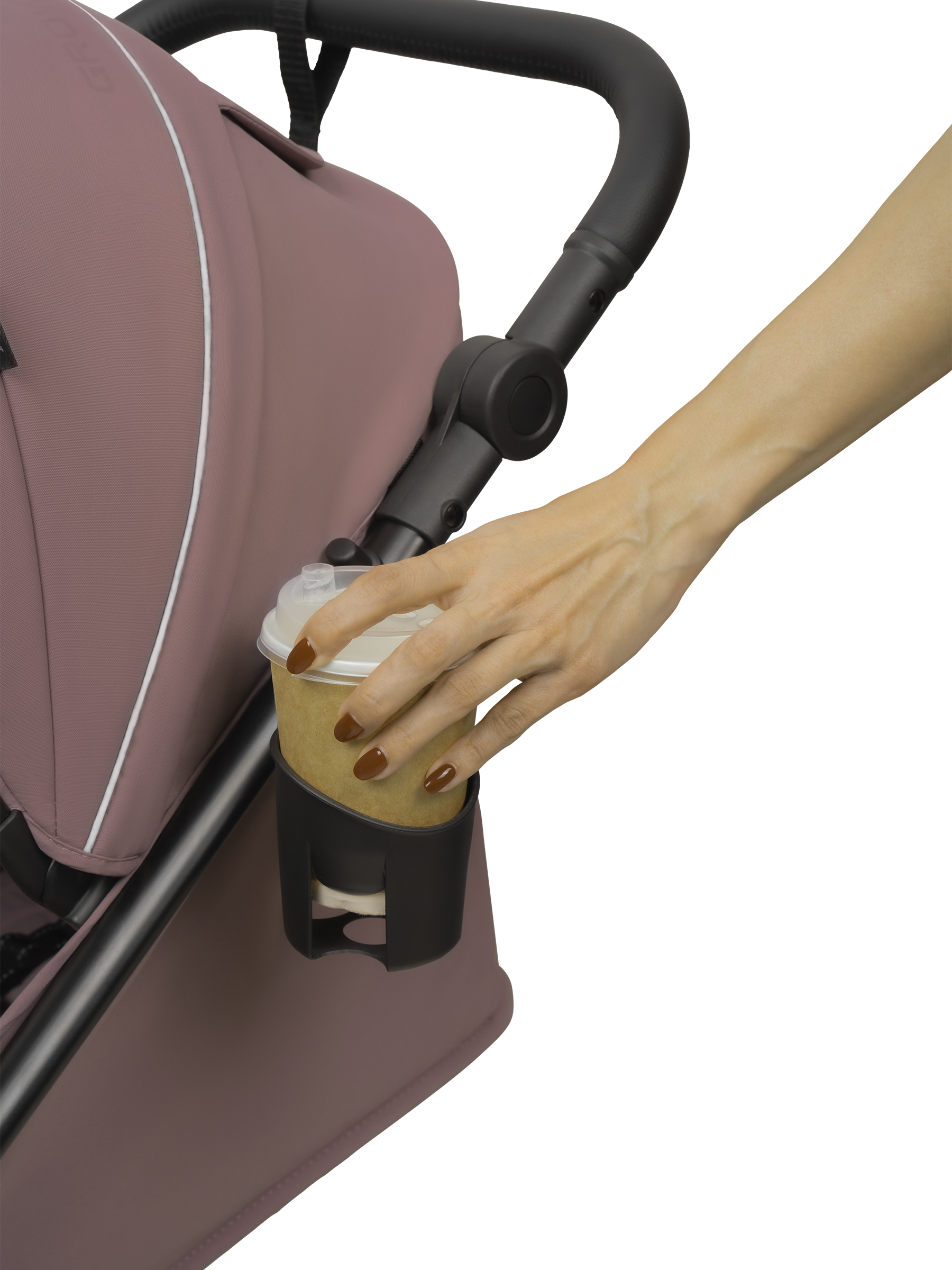Коляска прогулочная JOVOLA Selena SL, розовый - фото 28