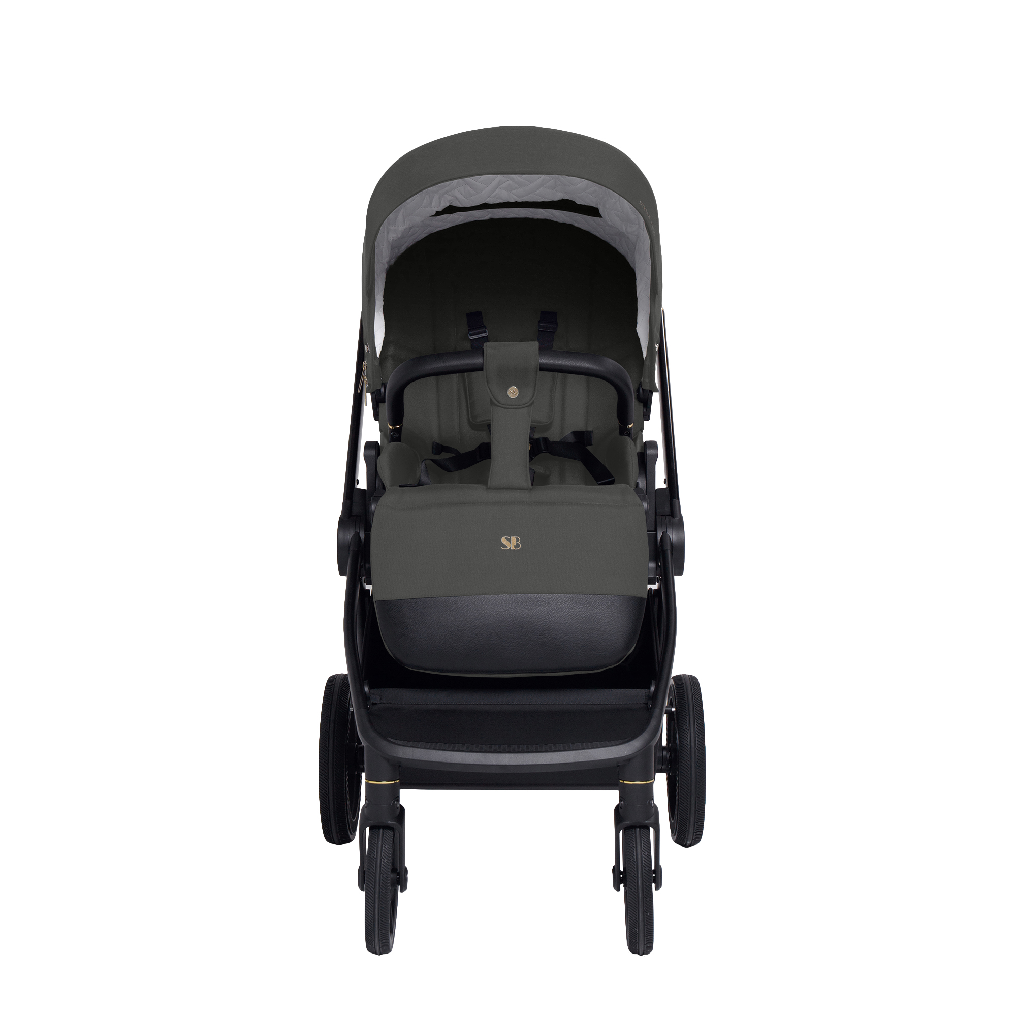 Коляска прогулочная Sweet Baby Stella Plus Dark Grey серый - фото 3