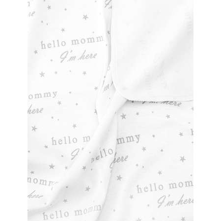 Пелёнка Mjolk Bloom Hello Mommy White Sand трикотаж 85х120 см 3 шт.