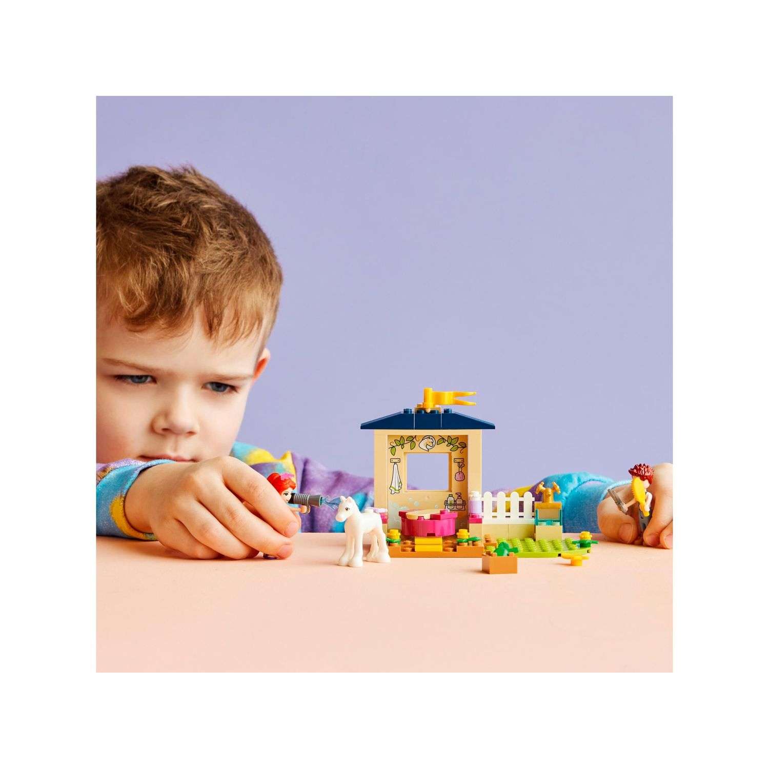 Конструктор LEGO Friends Pony-Washing Stable 60 дет. - фото 7