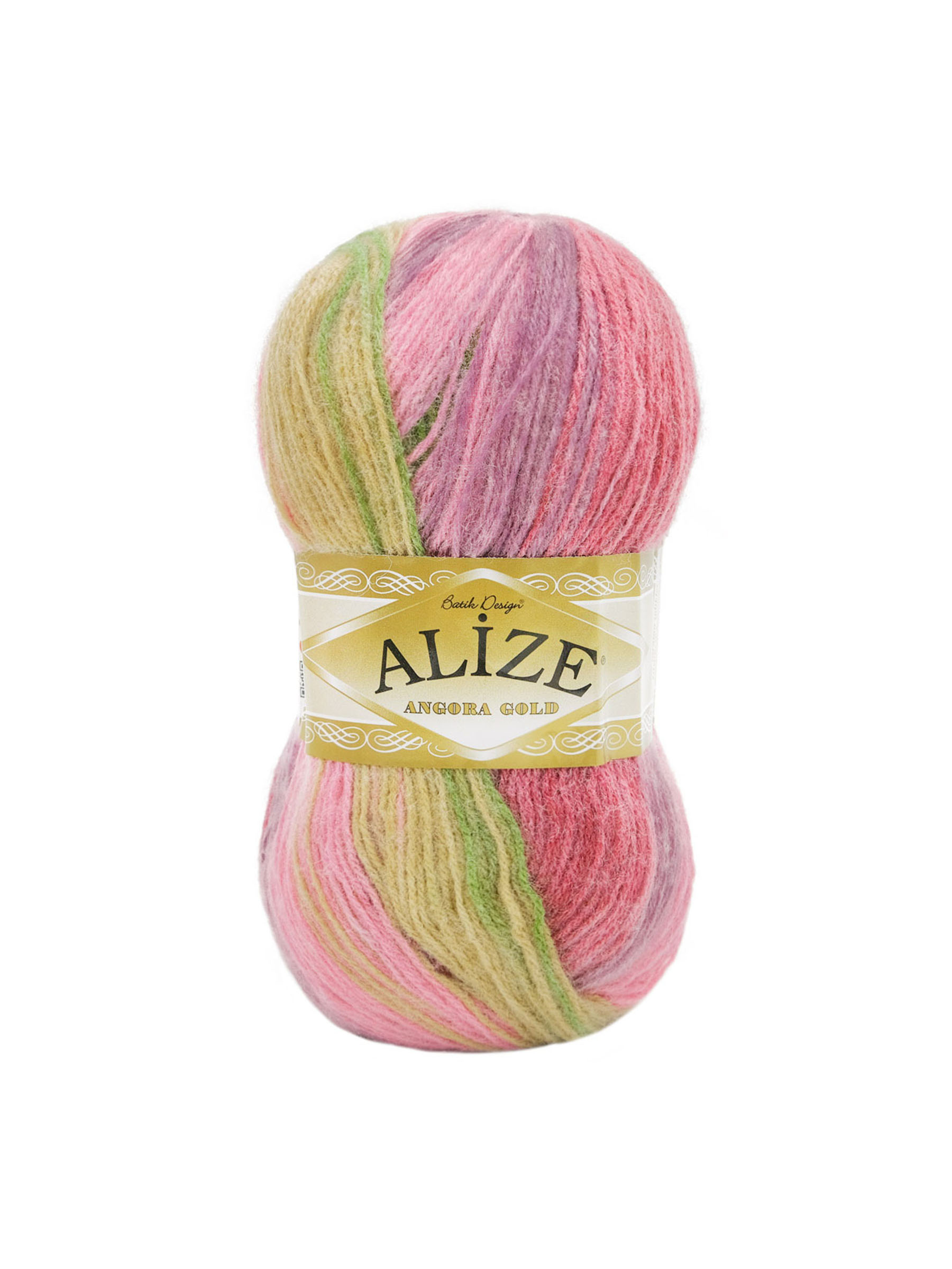 Пряжа Alize для вязания зимних вещей Angora Gold Batik 100 гр 550 м 5 мотков 2527 секционный - фото 4