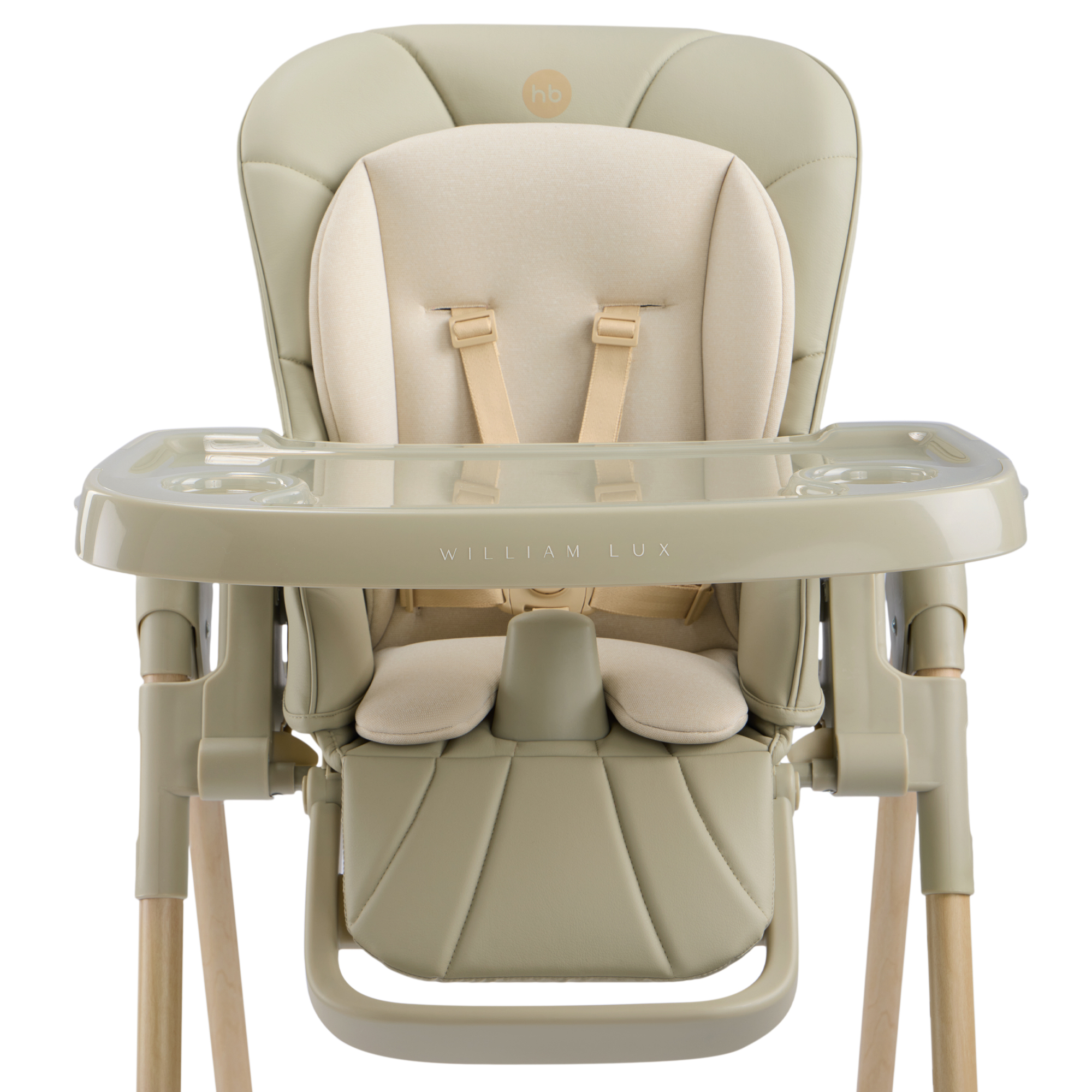 Стульчик для кормления Happy Baby WILLIAM LUX зеленый - фото 13