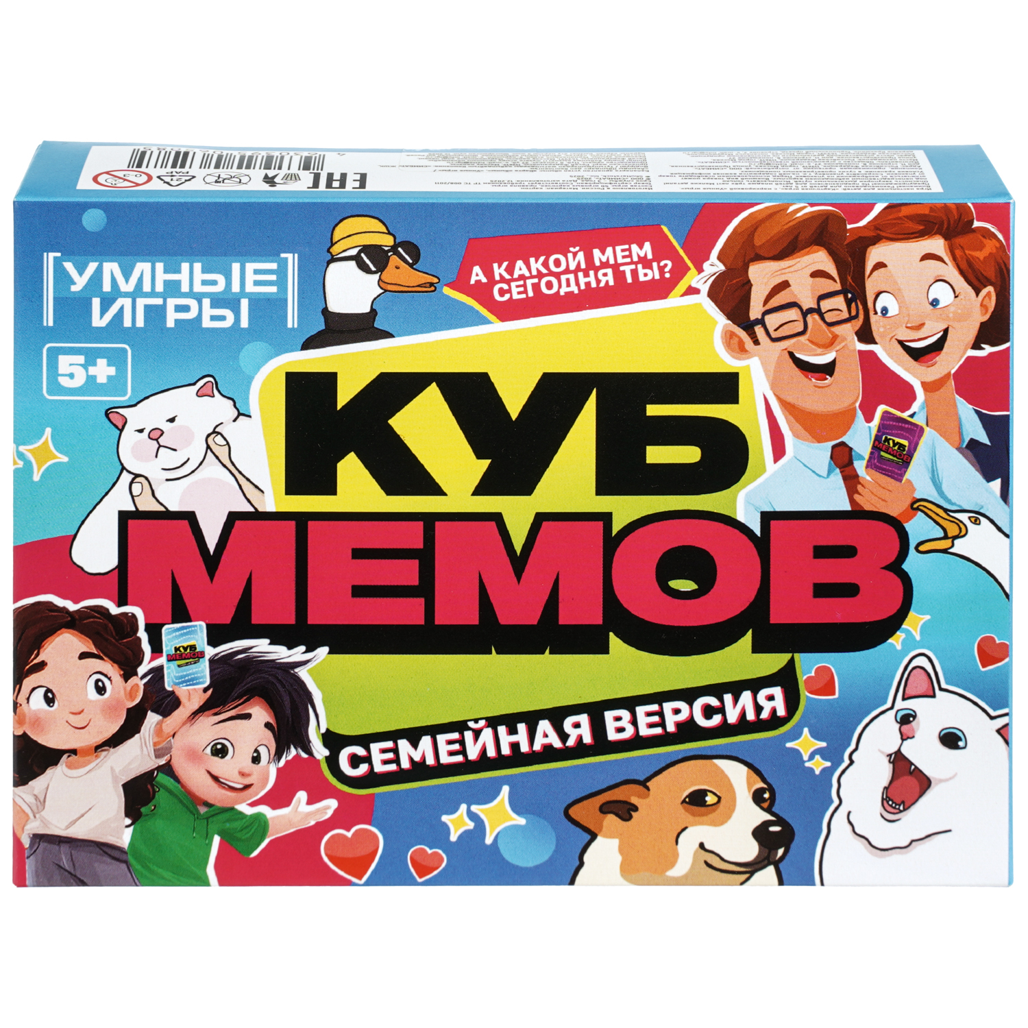 Настольная игра Умные игры Куб мемов - фото 1