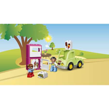 Конструктор LEGO DUPLO Фургон с мороженым блочный
