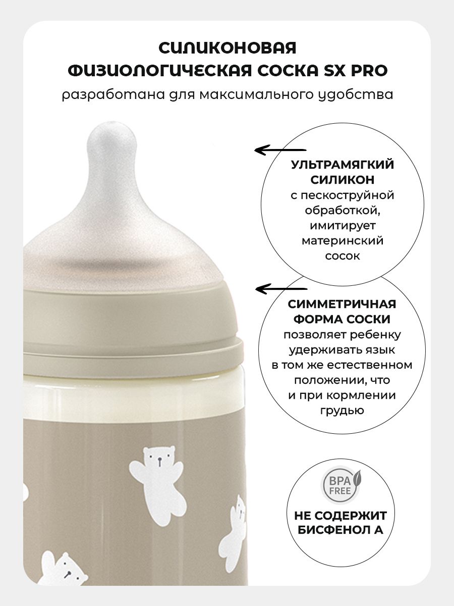 Бутылочка Suavinex 360 мл 1 шт. - фото 3