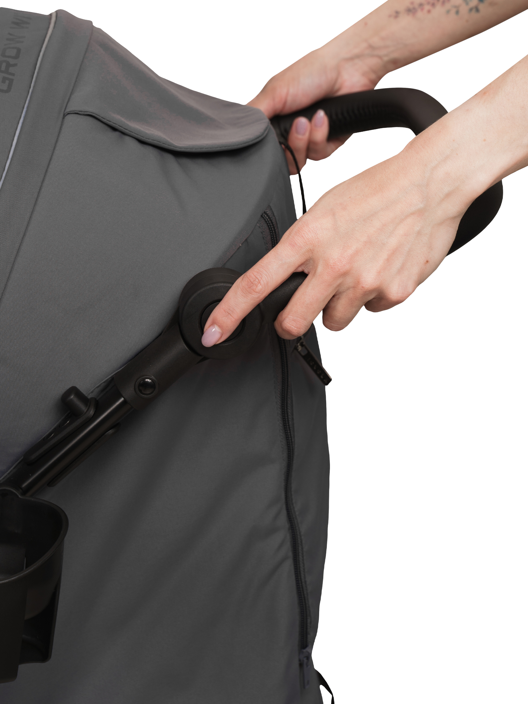 Коляска прогулочная JOVOLA Selena SL, всесезонная серый - фото 32