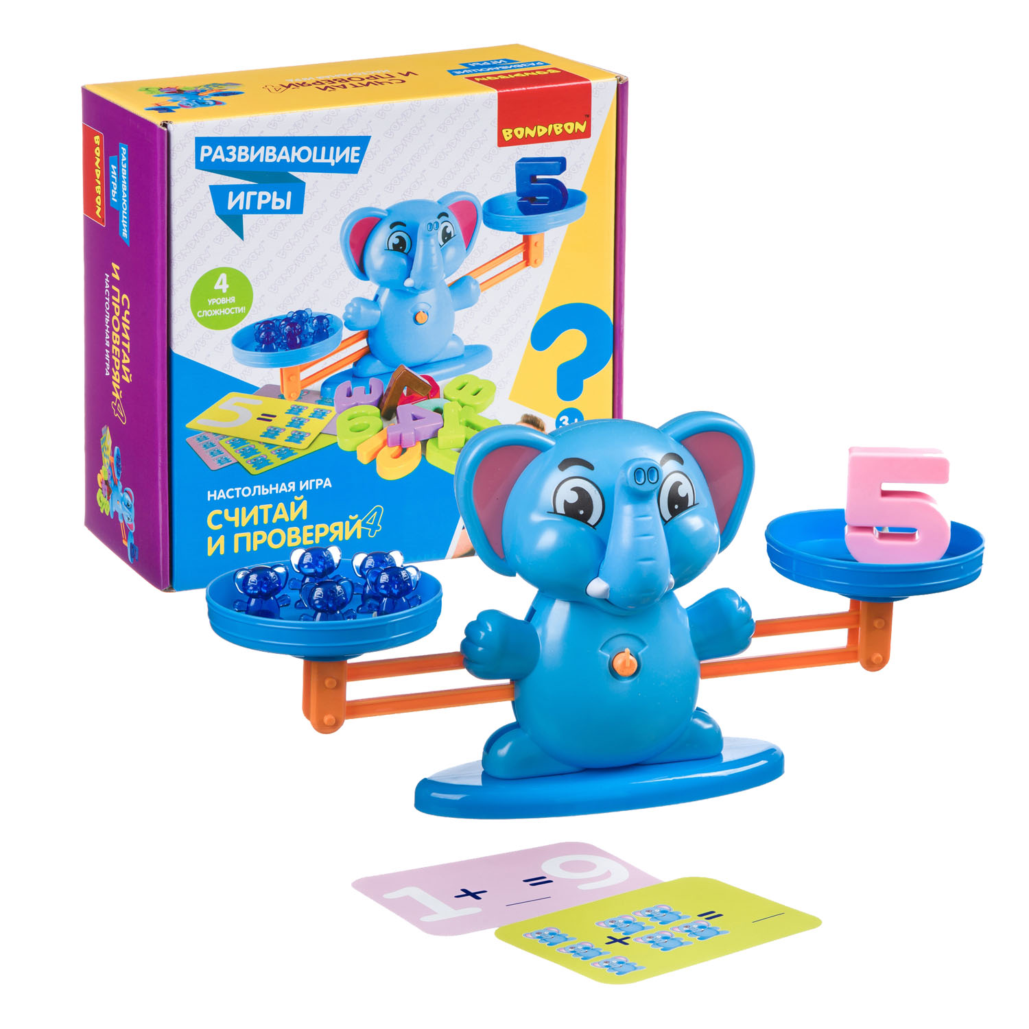 Настольная игра Bondibon обучающая Считай и проверяй - фото 1