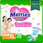 Трусики Merries Good Skin XL (12-19 кг) 26 шт.