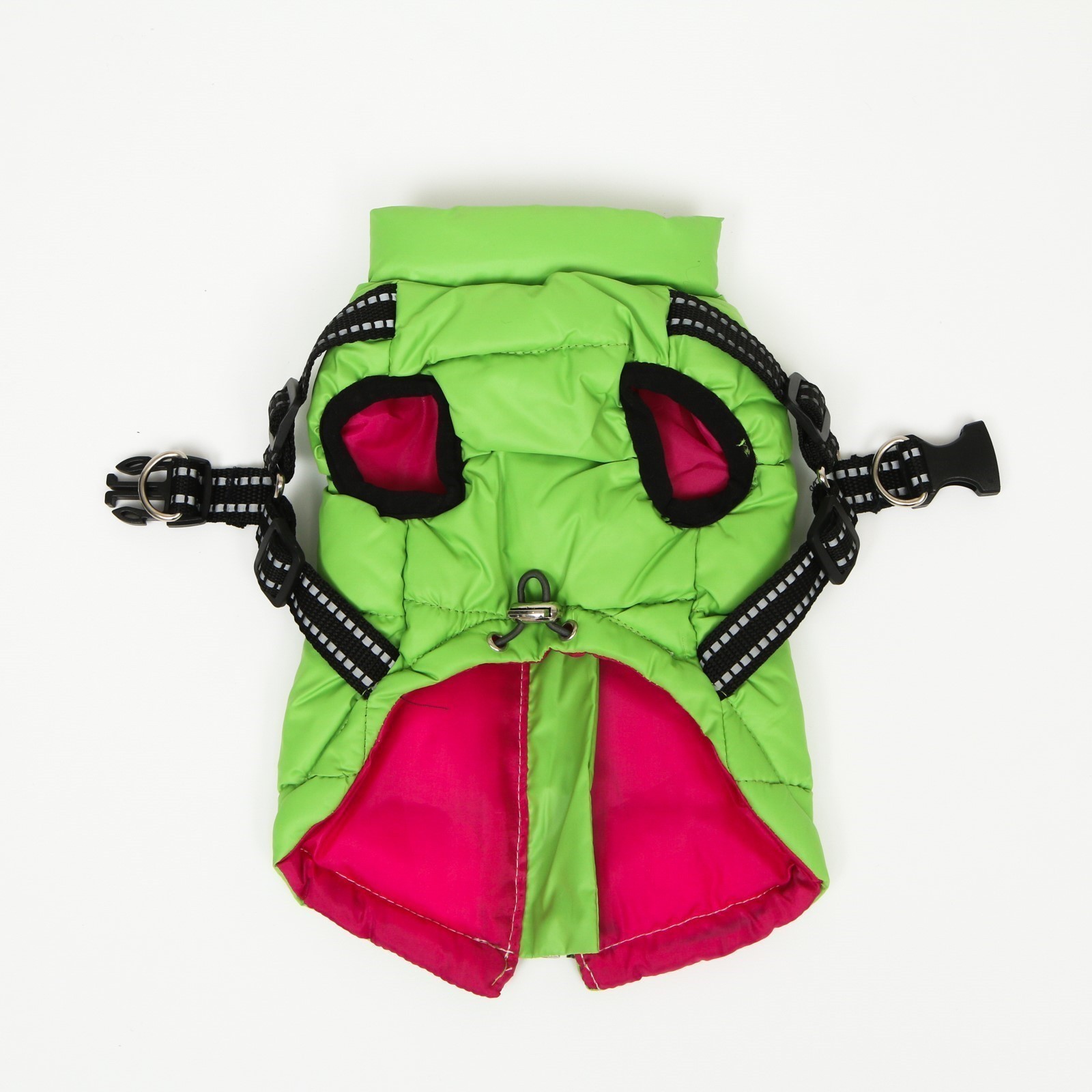 Куртка для собак Sima-Land со шлейкой салатовая - фото 2