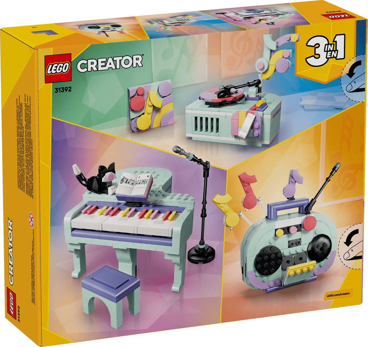 Конструктор LEGO Creator Пианино с котом 485 дет. - фото 11