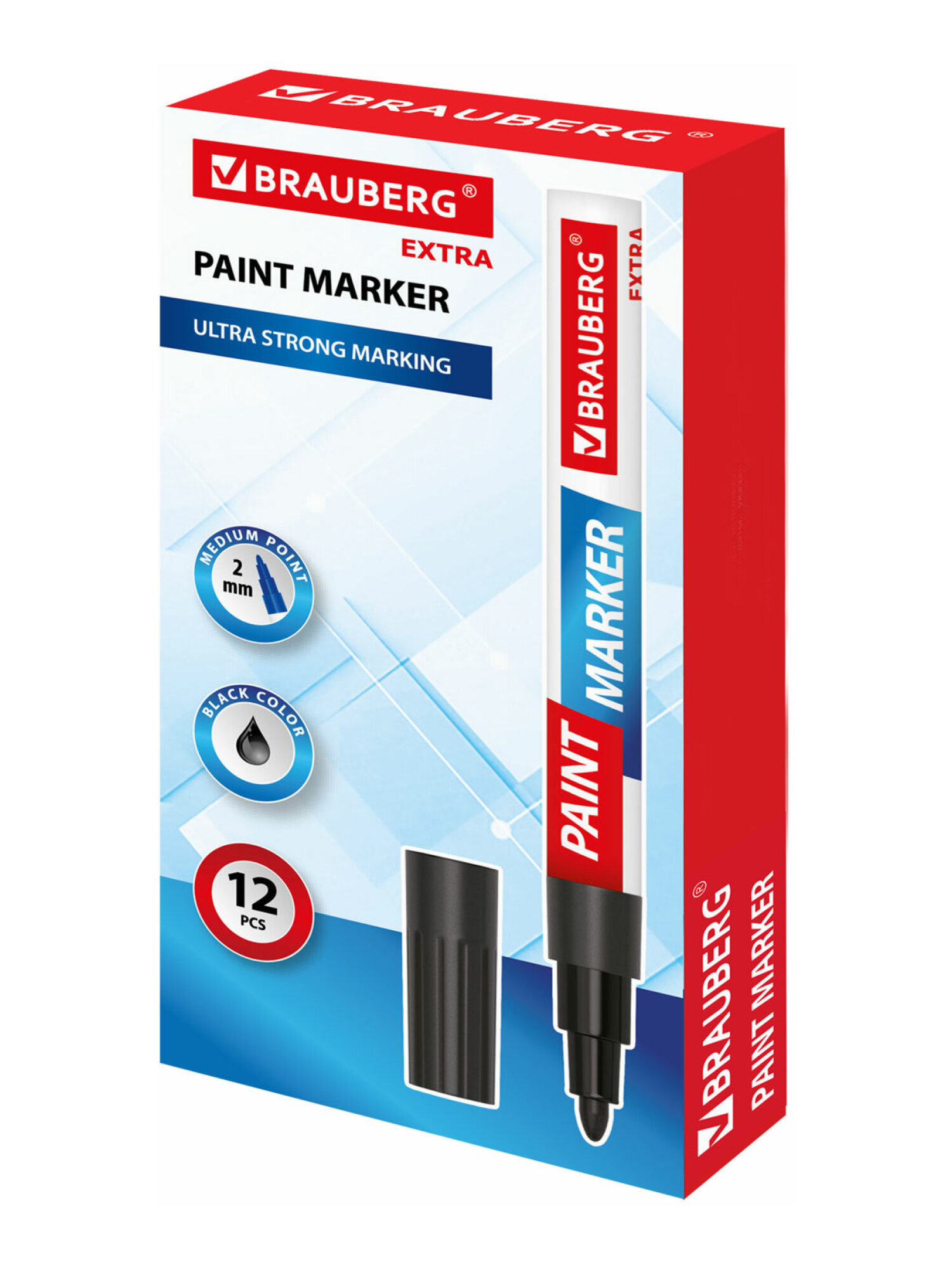 Маркеры Brauberg 1 шт. - фото 21