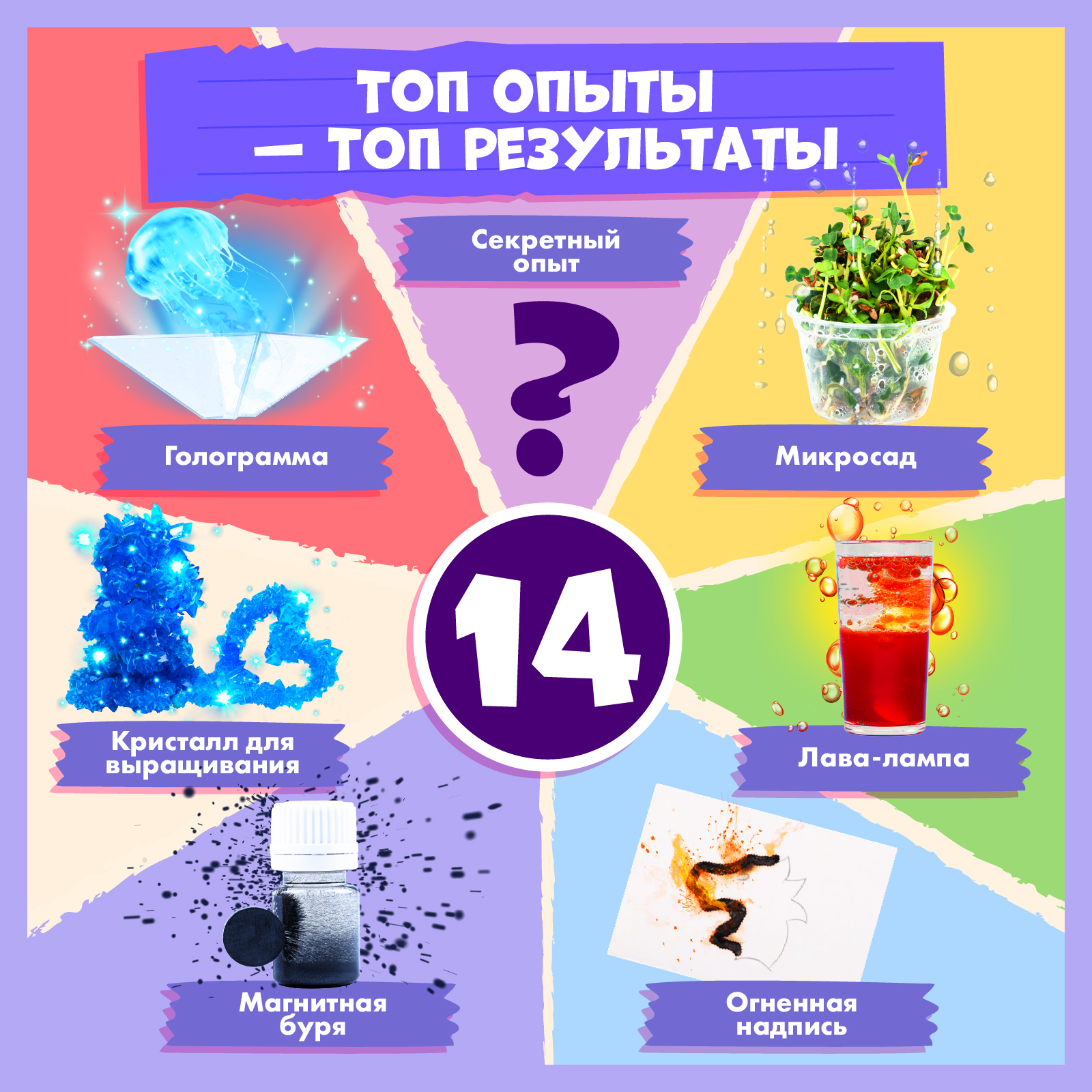 Набор для опытов WOW! HOW? 14 химических экспериментов - фото 7