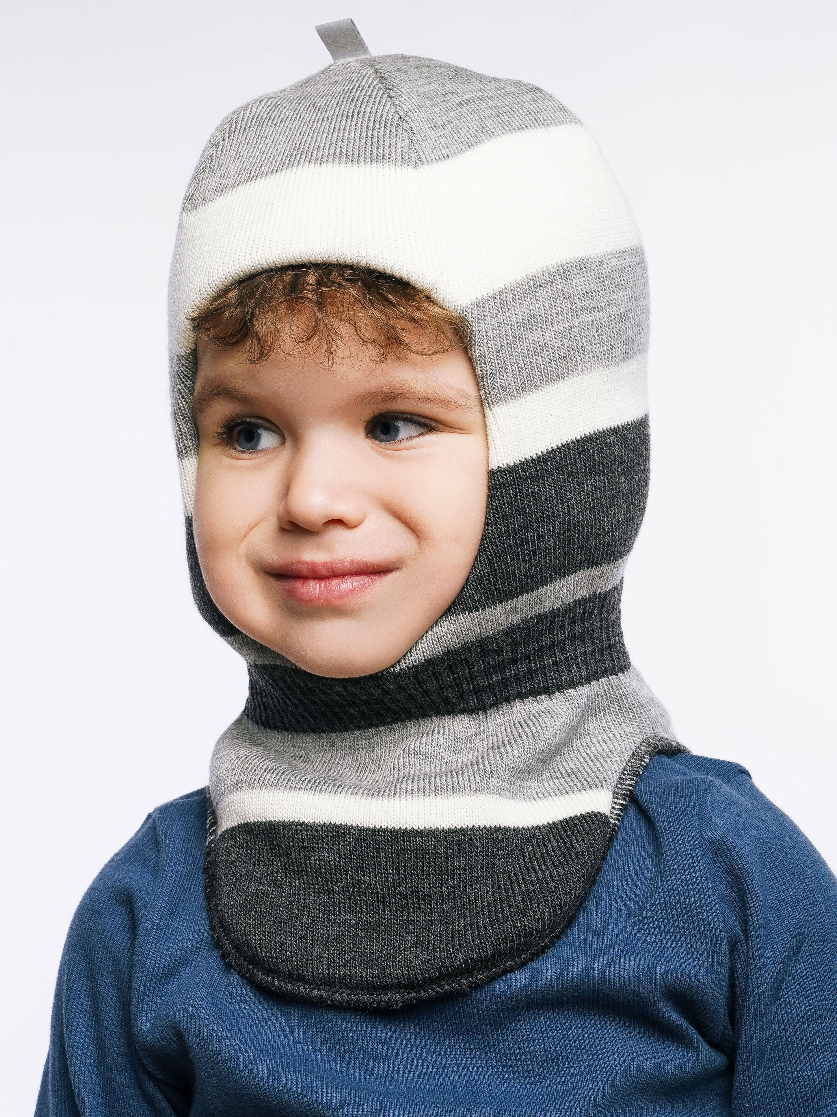 Шапка-шлем ПриКиндер U-W_232205 Цвет: Серый - фото 11