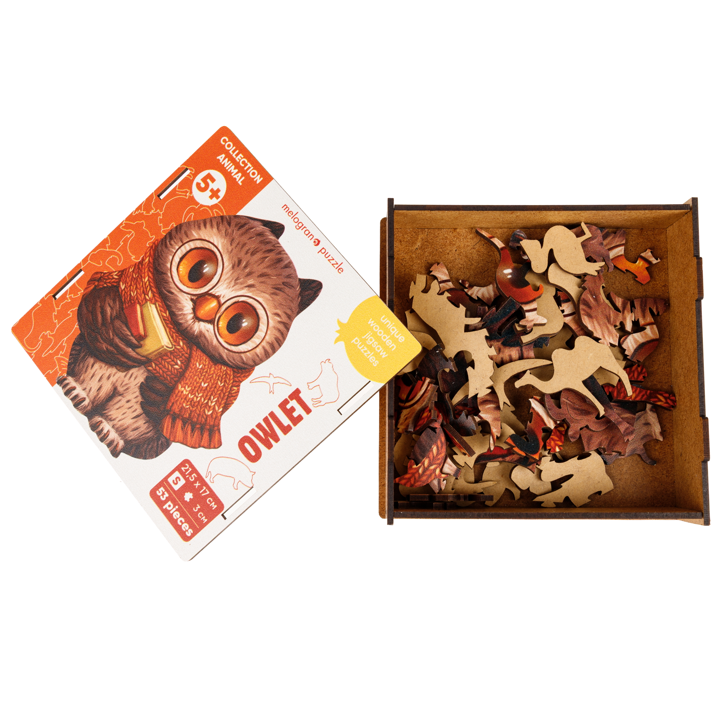 Пазл Melograno puzzle деревянный - фото 4