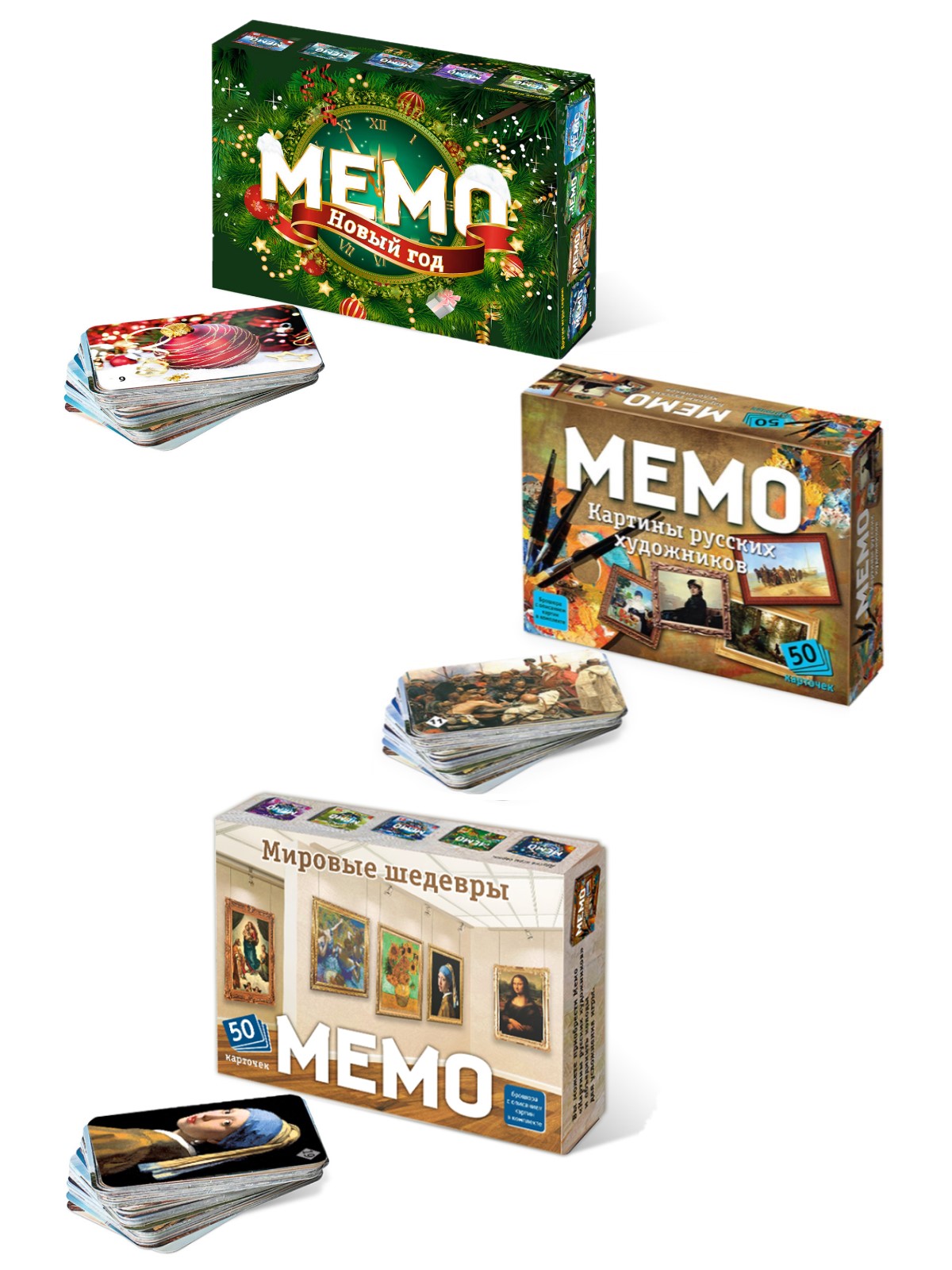 Настольная игра Нескучные игры Мемо - фото 1