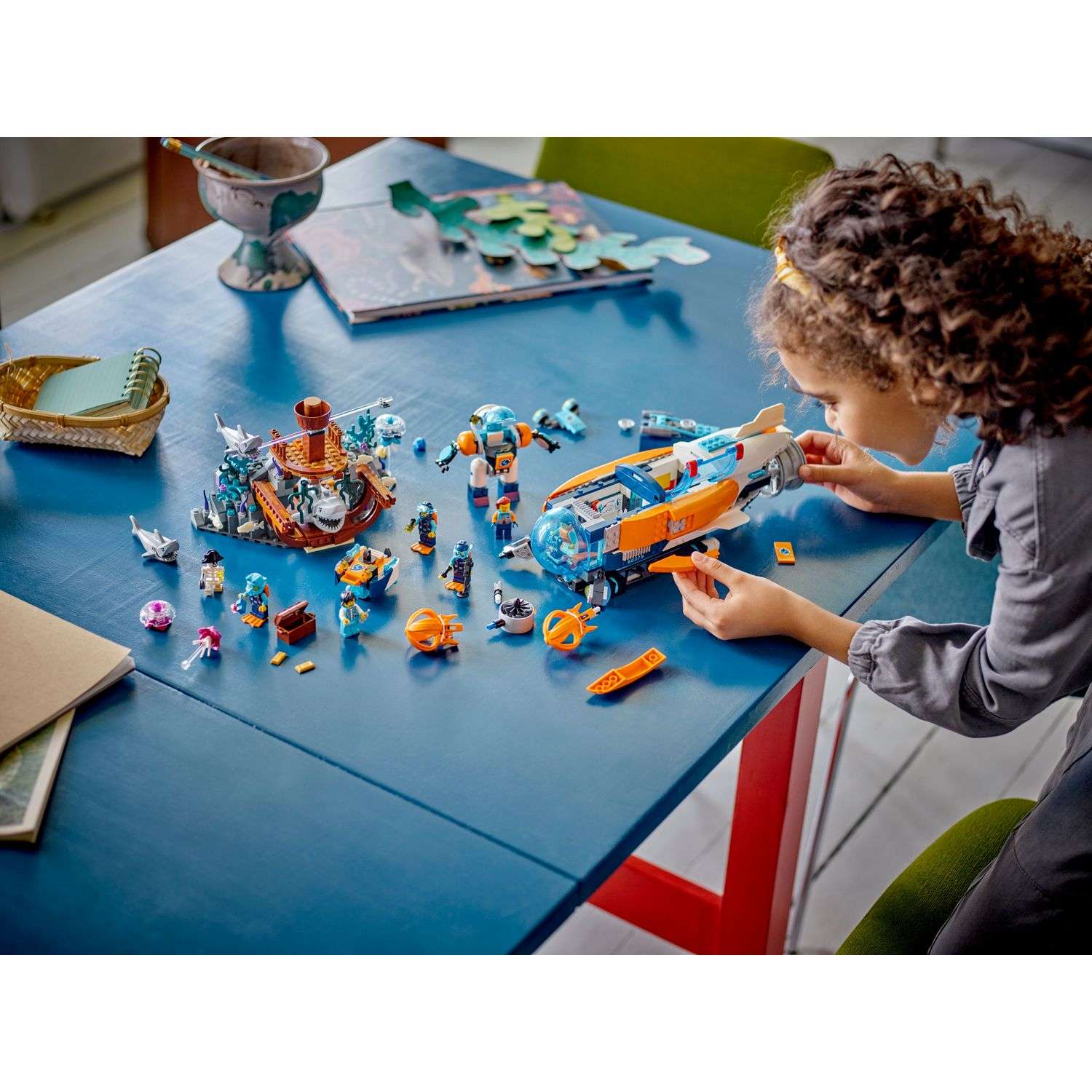 Конструктор LEGO City Deep-Sea Explorer Submarine 842 дет. - фото 9