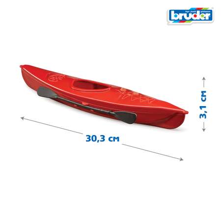 Лодка Bruder Каяк с фигуркой 1:16