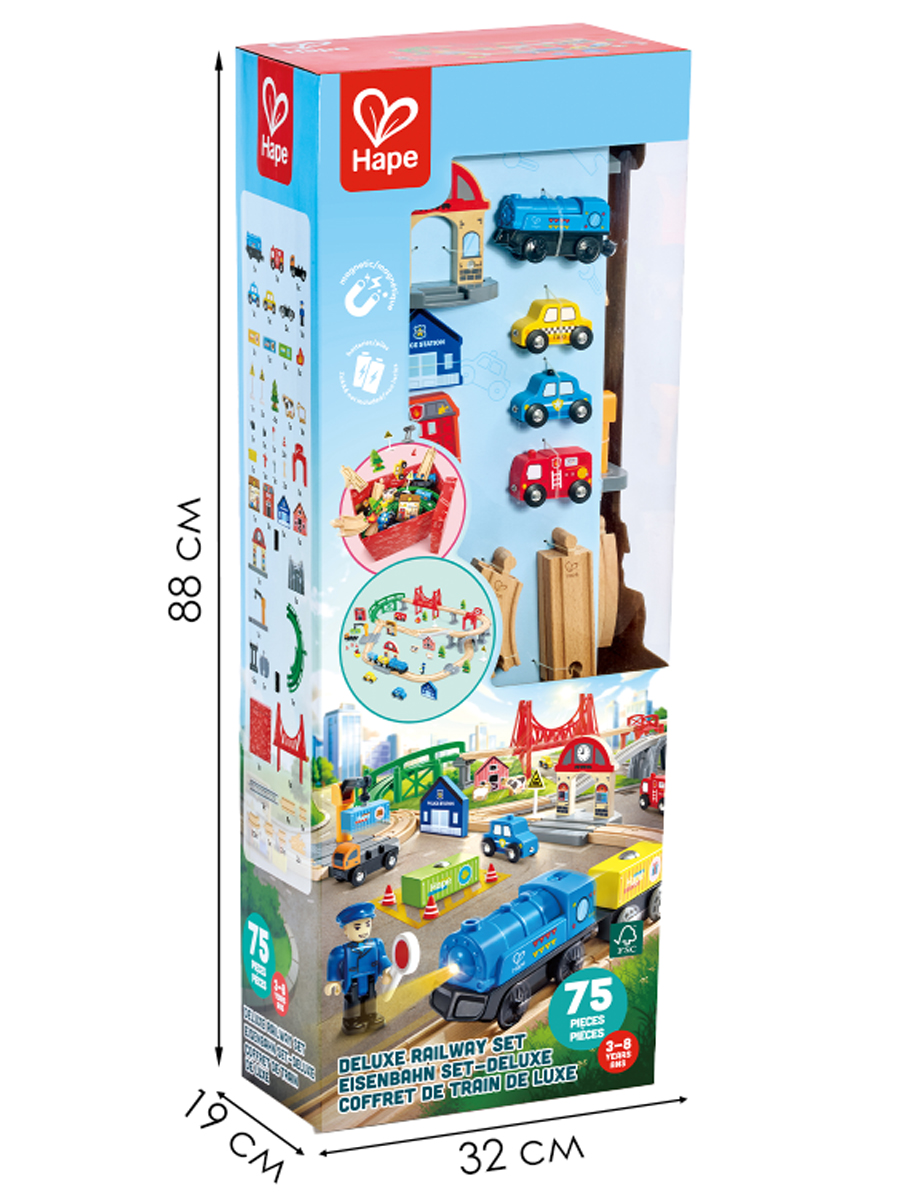 Набор железнодорожный Hape 95 см E7590_HP - фото 2