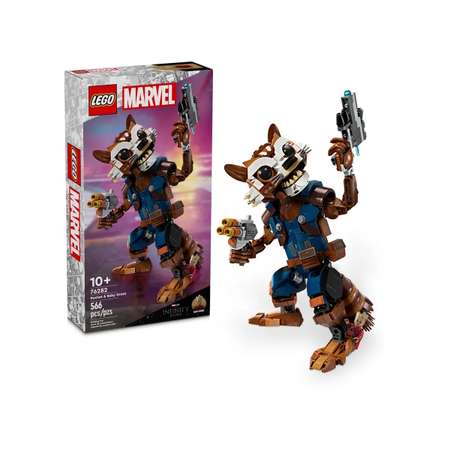 Конструктор LEGO Marvel Super Heroes Rocket Baby Groot блочный