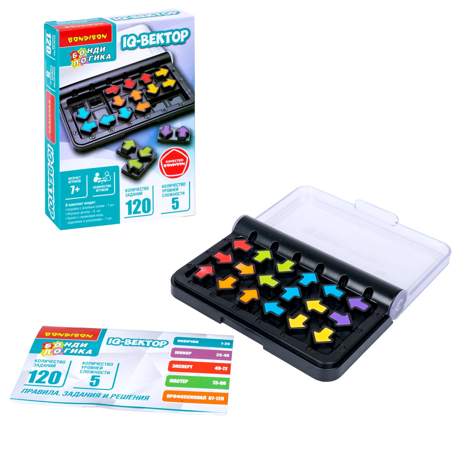 Настольная игра Bondibon логическая IQ-ВЕКТОР - фото 6