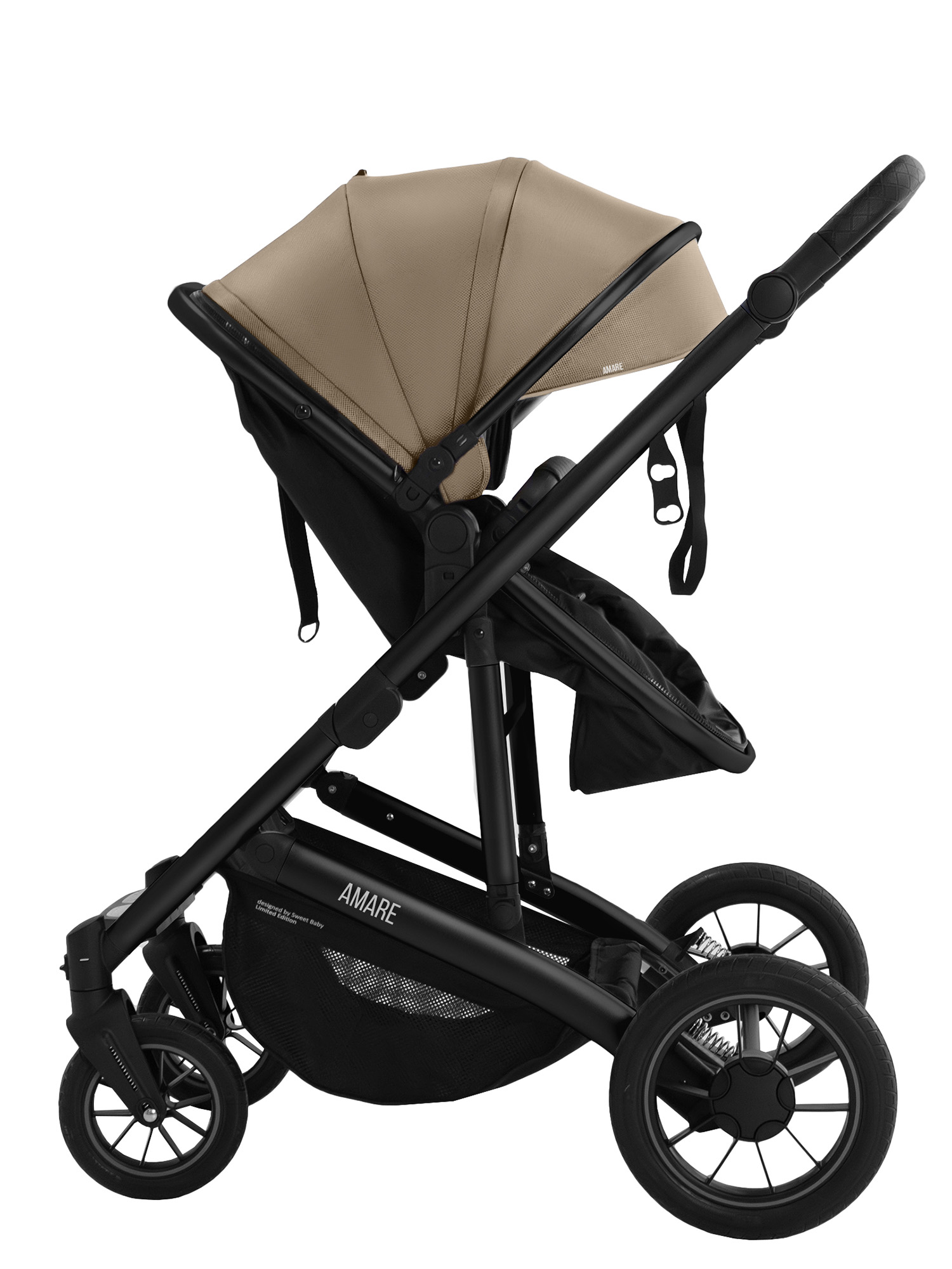 Коляска трансформер Sweet Baby Amare GL Beige бежевый - фото 19