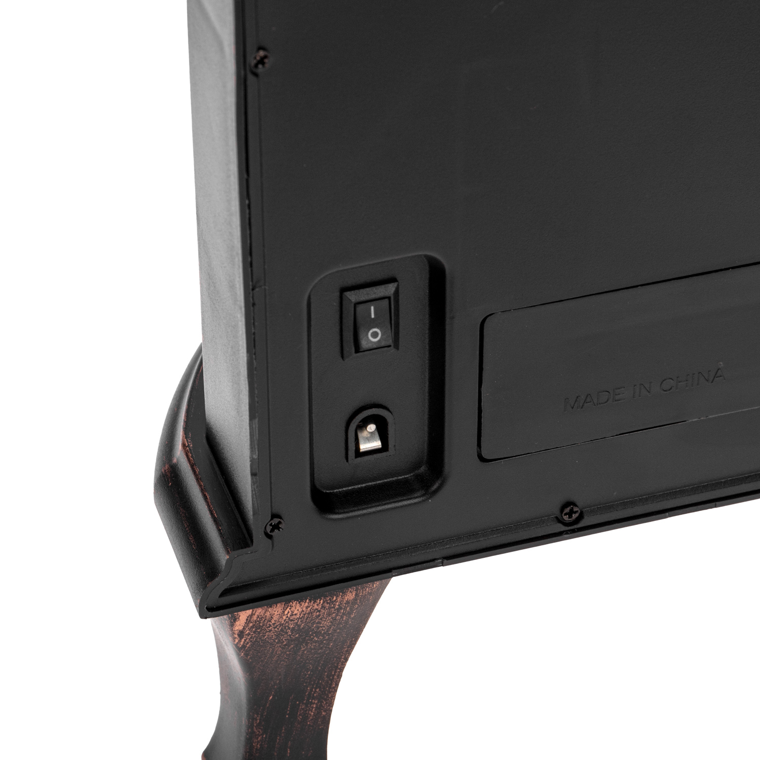 Светодиодный камин NEON-NIGHT «Винтаж-мини» с эффектом живого огня бронзовый - фото 14