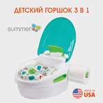 Горшок Summer Infant 3в1 Step-By-Step Бирюзовый