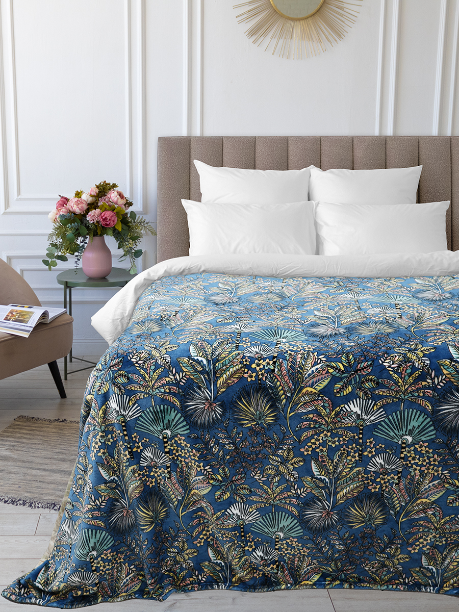 Покрывало BRAVO Экзотик 200 x 220 см велсофт - фото 1