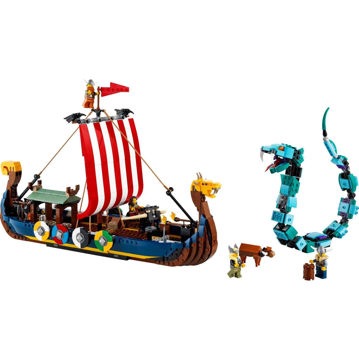 Конструктор LEGO Creator Viking Ship and the Midgard - фото 2