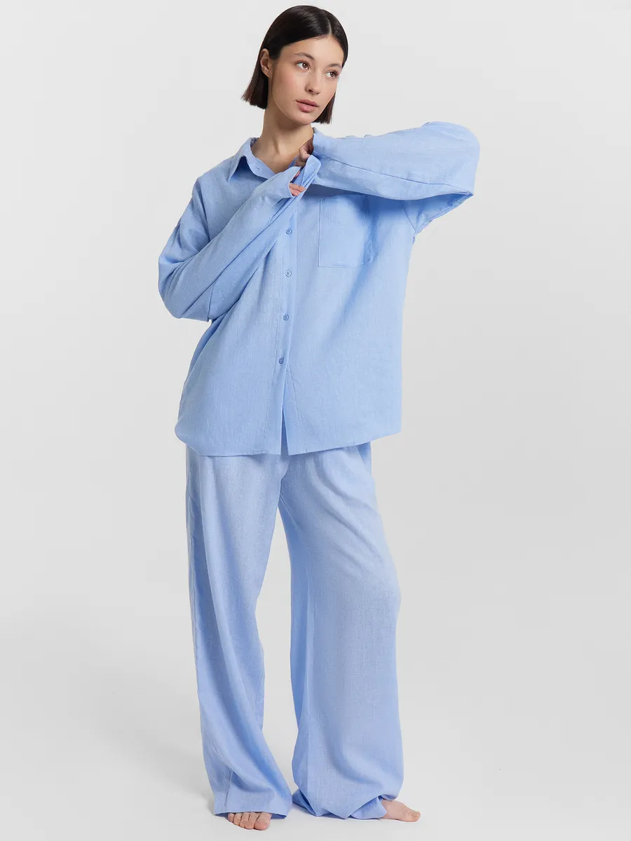 Брюки Mark Formelle (Марк Формэль) 532431/голубой - фото 6