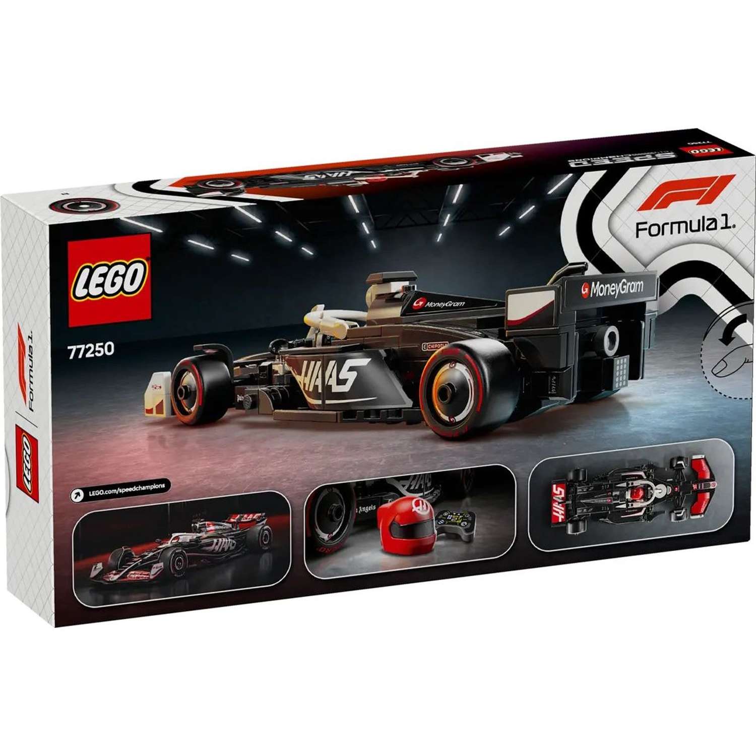 Конструктор LEGO Speed Champions Команда МаниГрам Хаас 242 дет. - фото 6