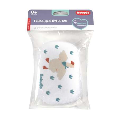 Губка BabyGo махровая Гусь