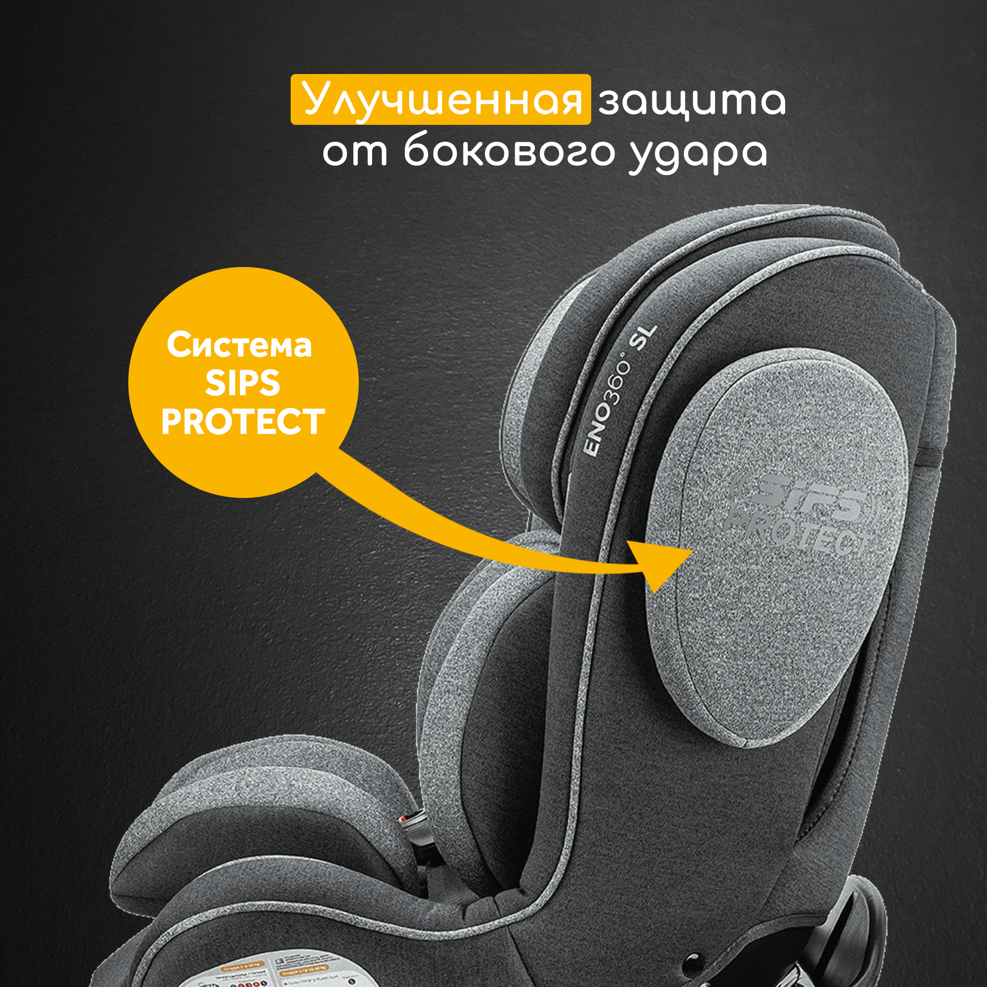 Автокресло Osann Eno Isofix 1/2/3 (9-36 кг) - фото 6