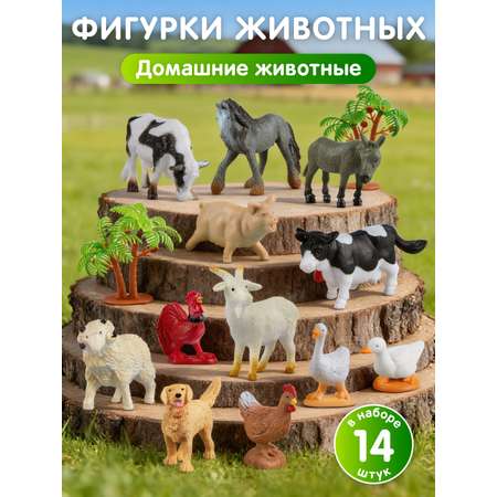 Игровой набор DARWIN Домашние животные 12шт