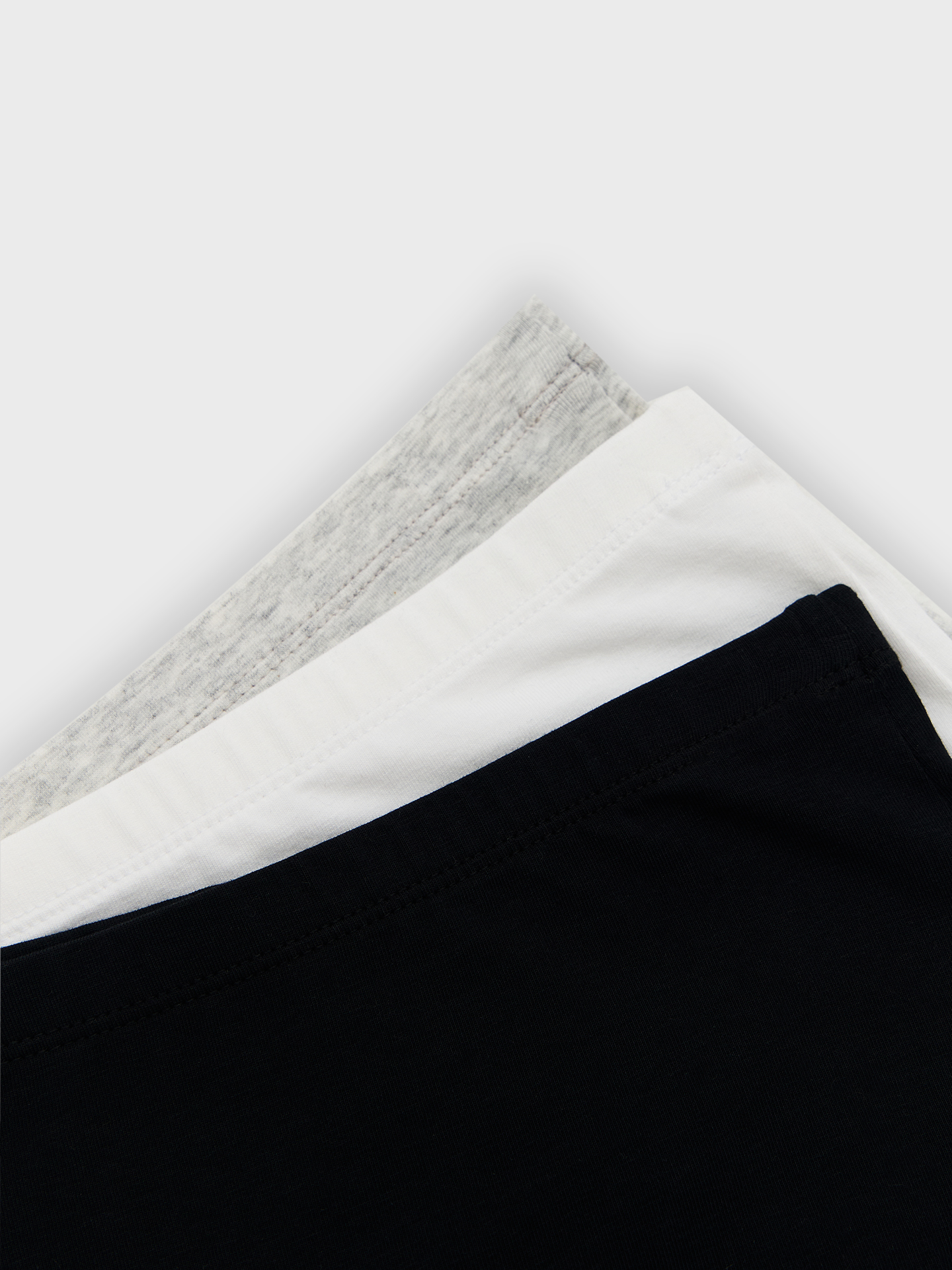 Трусы 3 шт Mark Formelle (Марк Формэль) 417746-3/белый + серый меланж 4306-А +черный - фото 3