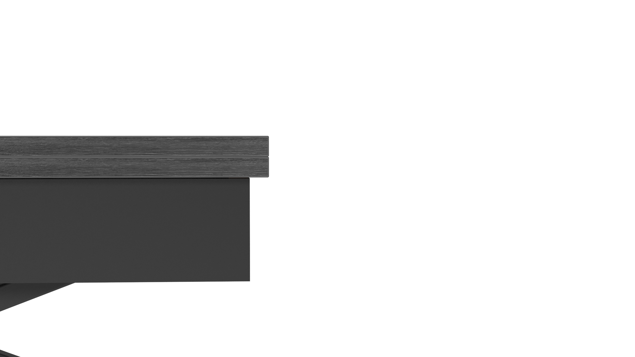 Стол-трансформер КАЛИФОРНИЯ МЕБЕЛЬ Андрэ Loft ЛДСП Интра Черный - фото 13