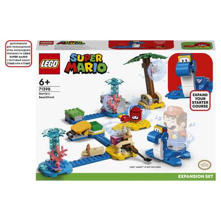 Конструктор LEGO Super Mario Dorrie Beachfront Set блочный
