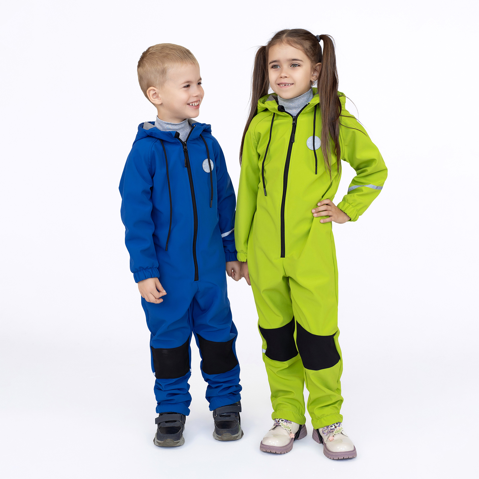 Комбинезон софтшелл Arctic kids 30-043 василек - фото 33