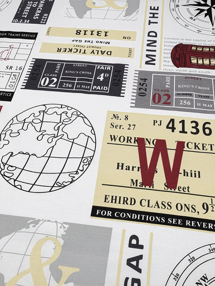 Комплект постельного белья BRAVO Ньюз семейный 5 предм. - фото 8