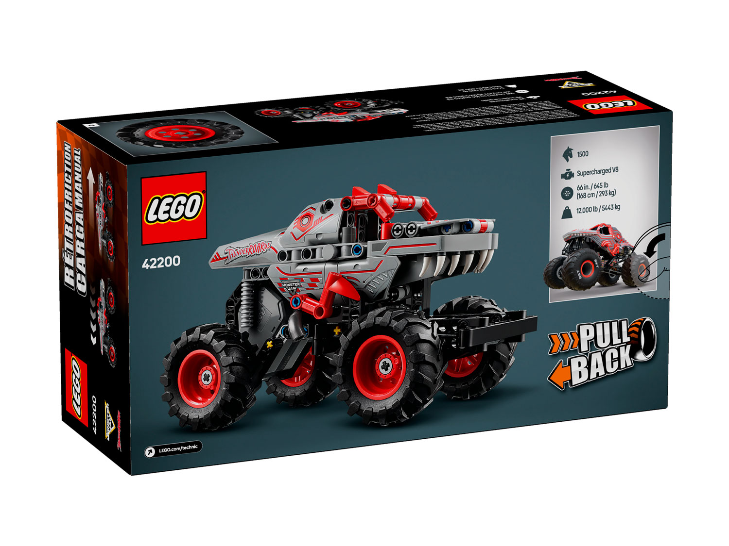 Конструктор LEGO Technic Monster Jam 42200 232 дет. - фото 6