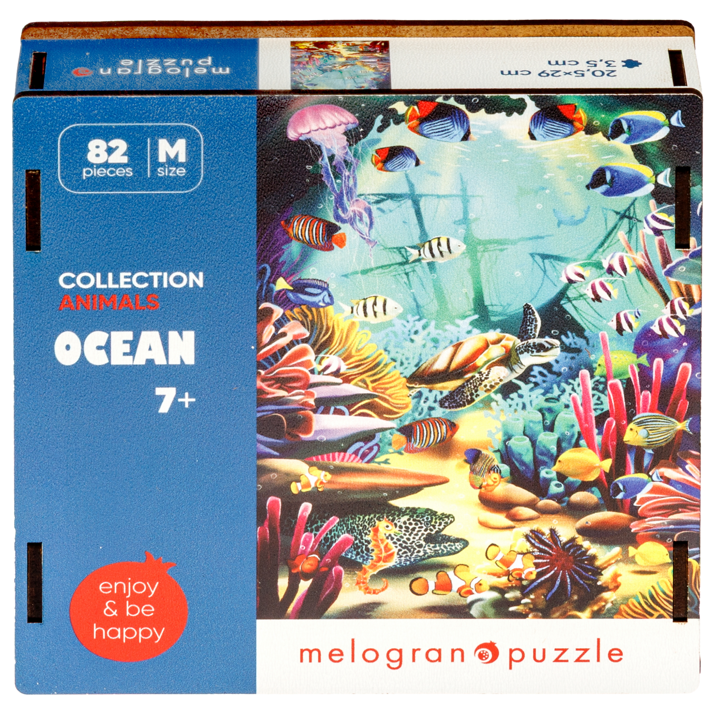 Пазл 1TOY Океан 82 детали деревянный - фото 13