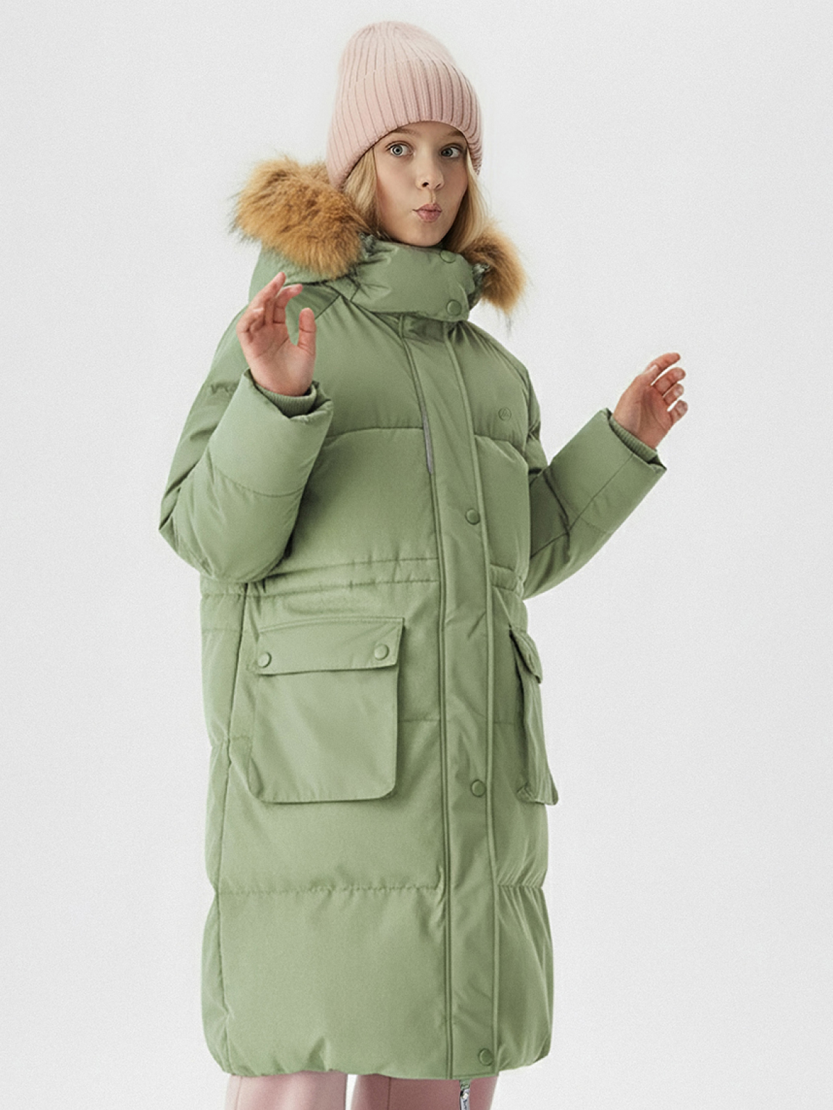 Пальто Premont WP313819OLIVE - фото 1
