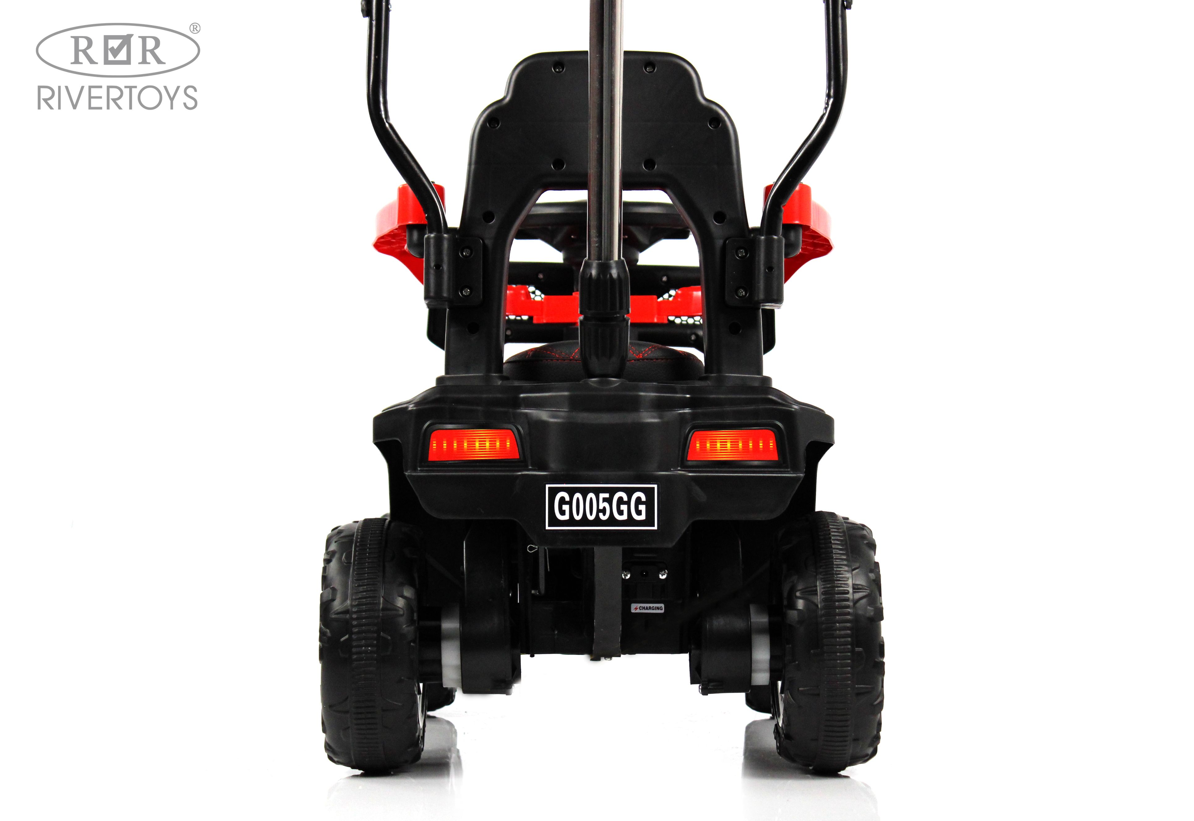 Электромобиль RIVERTOYS G005GG-RED С пультом ДУ - фото 10